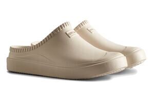 HUNTER Mens In/Out Bloom Clog Size 13 UK 12 White Willow Cream NWOB